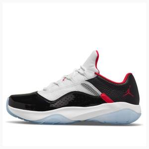 Air Jordan 11 Nike CMFT Low Baskets Homme Blanche Noir Rouge | JD-752MB