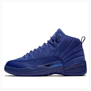 Air Jordan 12 Nike Retro Chaussure De Basketball Homme Bleu Foncé | JD-301IN