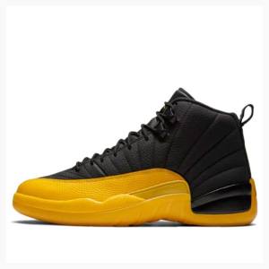 Air Jordan 12 Nike Retro Chaussure De Basketball Homme Doré Noir | JD-401WY