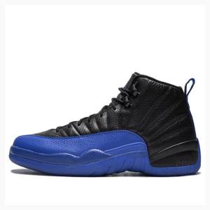 Air Jordan 12 Nike Retro Game Chaussure De Basketball Homme Noir Bleu | JD-748AN