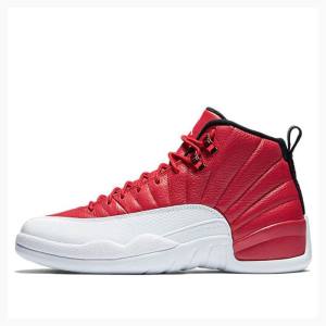 Air Jordan 12 Nike Retro Gym Chaussure De Basketball Homme Rouge Blanche | JD-573BK