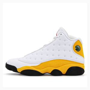 Air Jordan 13 Nike Retro Del Sol Chaussure De Basketball Homme Blanche Jaune | JD-529RV