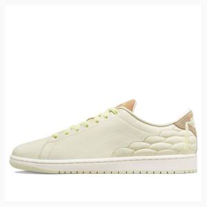 Air Jordan 1 Nike Centre Court Chaussure De Basketball Homme Vert | JD-953ZC