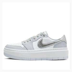 Air Jordan 1 Nike Elevate Low SE Tear Away Baskets Femme Blanche Rose | JD-659CS