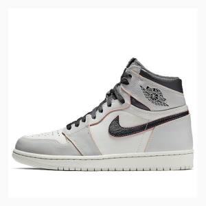 Air Jordan 1 Nike High OG Defiant SB - NYC To Paris Chaussure De Basketball Homme Blanche Noir Grise | JD-874LR