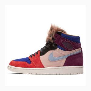 Air Jordan 1 Nike High OG NRG Aleali May Chaussure De Basketball Femme Orange Bleu Violette | JD-731VE