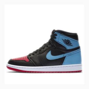 Air Jordan 1 Nike High OG UNC To Chicago Chaussure De Basketball Femme Noir Bleu | JD-762WM