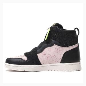 Air Jordan 1 Nike High Zip 'Silt Red' Chaussure De Basketball Femme Rose Noir | JD-375RM