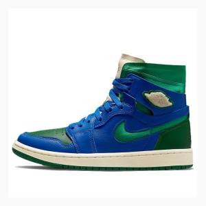 Air Jordan 1 Nike High Zoom CMFT Aleali May Chaussure De Basketball Femme Bleu Vert | JD-078OY