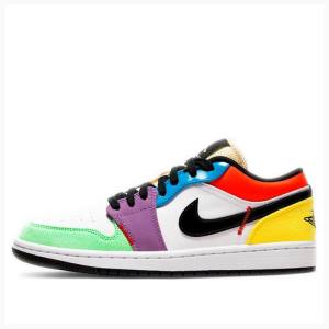 Air Jordan 1 Nike Low Lightbulb Baskets Femme Multicolore | JD-560HL