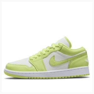 Air Jordan 1 Nike Low Limelight Baskets Femme Vert | JD-358CE