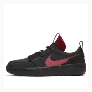 Air Jordan 1 Nike Low React Fearless Baskets Homme Noir | JD-654BO