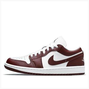 Air Jordan 1 Nike Low Team Baskets Femme Rouge | JD-952UT