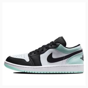 Air Jordan 1 Nike Low Tie-Dye Baskets Homme Blanche Noir Vert | JD-826LQ