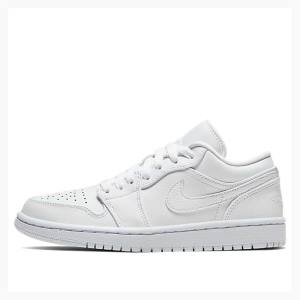 Air Jordan 1 Nike Low Triple Baskets Femme Blanche | JD-291XB