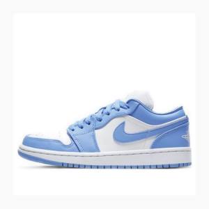 Air Jordan 1 Nike Low UNC UNC Baskets Femme Bleu | JD-715DU