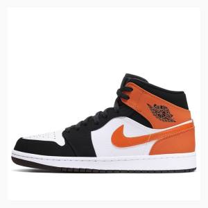 Air Jordan 1 Nike Mid Chaussure De Basketball Homme Orange | JD-408SV