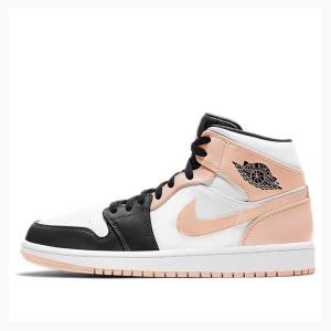 Air Jordan 1 Nike Mid Crimson Tint Chaussure De Basketball Homme Rose | JD-203KL