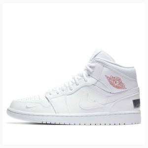 Air Jordan 1 Nike Mid Euro Tour Chaussure De Basketball Homme Blanche | JD-940KI