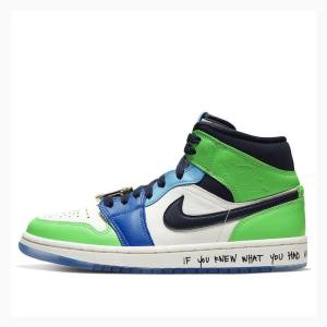 Air Jordan 1 Nike Mid Melody Eshani - Fearless Chaussure De Basketball Femme Multicolore | JD-432NI