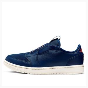 Air Jordan 1 Nike RET Low SLIP JORDAN LEGACY Baskets Femme Bleu Marine | JD-492QI