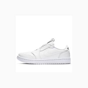 Air Jordan 1 Nike RET Low Slip Baskets Femme Blanche | JD-768HO