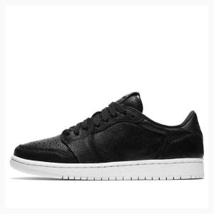 Air Jordan 1 Nike Retro Chaussure De Basketball Femme Noir Blanche | JD-809RN