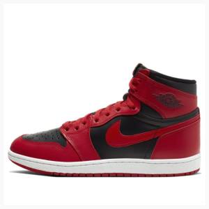 Air Jordan 1 Nike Retro High '85 OG Varsity Red Chaussure De Basketball Homme Rouge Noir | JD-063DY