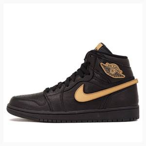 Air Jordan 1 Nike Retro High BHM Chaussure De Basketball Homme Noir Marron | JD-763QH