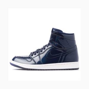 Air Jordan 1 Nike Retro High DSM Dover Strada Market x Air Jordan Chaussure De Basketball Homme Bleu Marine | JD-859FX