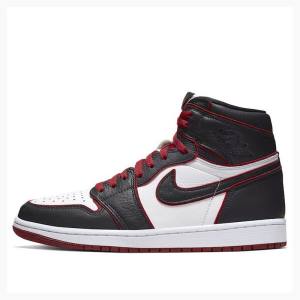 Air Jordan 1 Nike Retro High OG Chaussure De Basketball Homme Noir Blanche Rouge | JD-543OX