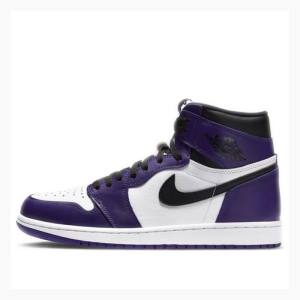 Air Jordan 1 Nike Retro High OG Court Chaussure De Basketball Homme Violette | JD-314PZ