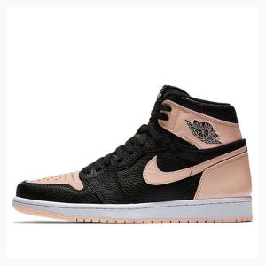 Air Jordan 1 Nike Retro High OG Crimson Tint Chaussure De Basketball Homme Noir Rose | JD-475NX