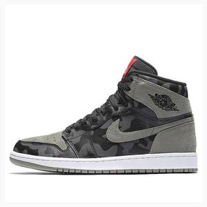 Air Jordan 1 Nike Retro High PRM Shadow Camo Chaussure De Basketball Homme Multicolore | JD-104SU