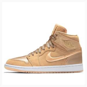 Air Jordan 1 Nike Retro High SOH Ice Peach Chaussure De Basketball Femme Doré | JD-357DQ