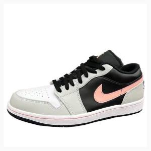 Air Jordan 1 Nike Retro Low Baskets Homme Noir Grise Rose | JD-574NK