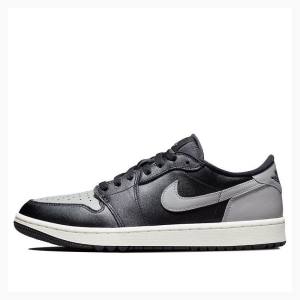 Air Jordan 1 Nike Retro Low Golf Shadow Baskets Homme Noir Blanche Grise | JD-045MS