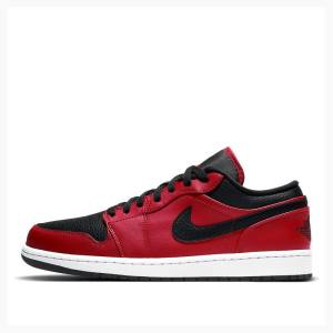 Air Jordan 1 Nike Retro Low Reverse Bred Baskets Homme Rouge Noir | JD-653HZ