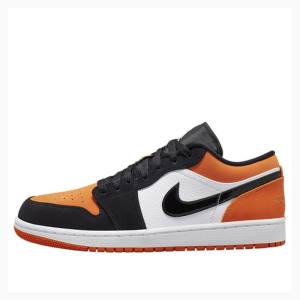 Air Jordan 1 Nike Retro Low Shattered Backboard Baskets Homme Orange Noir | JD-946JH