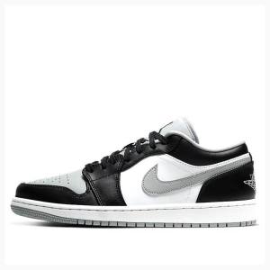 Air Jordan 1 Nike Retro Low Smoke Baskets Homme Grise Noir | JD-386IG