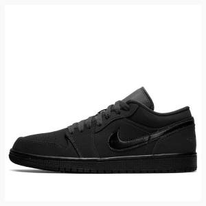 Air Jordan 1 Nike Retro Low Triple Baskets Homme Noir | JD-710QA