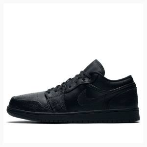 Air Jordan 1 Nike Retro Low Triple Baskets Homme Noir | JD-759QT