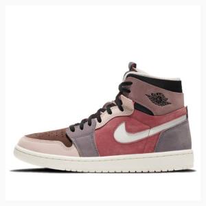 Air Jordan 1 Nike Zoom Air CMFT Canyon Rust Chaussure De Basketball Femme Rose Rouge | JD-537CS