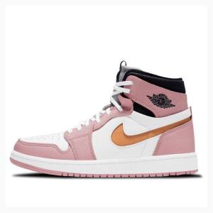 Air Jordan 1 Nike Zoom Air CMFT Glaze Chaussure De Basketball Femme Rose | JD-832JB