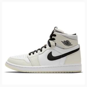 Air Jordan 1 Nike Zoom CMFT Sail Chaussure De Basketball Femme Blanche Noir | JD-920RU