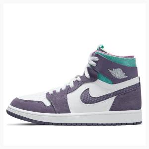 Air Jordan 1 Nike Zoom Confort Tropical Twist Chaussure De Basketball Homme Blanche Violette | JD-318MF