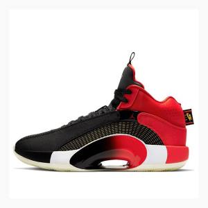 Air Jordan 35 Nike Chinese New Year PF Chaussure De Basketball Homme Noir Rouge | JD-903PJ