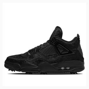 Air Jordan 4 Nike Golf Cat Baskets Baskets Homme Noir | JD-851VC