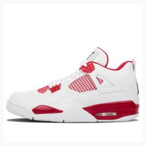 Air Jordan 4 Nike Retro Alternate 89 Chaussure De Basketball Homme Blanche Rouge | JD-460MD