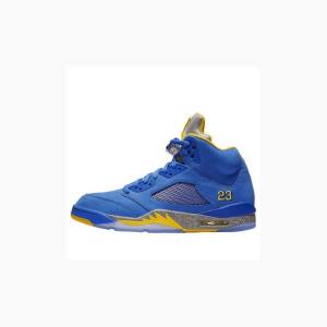 Air Jordan 5 Nike JSP Laney Chaussure De Basketball Homme Bleu | JD-703KF